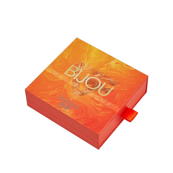 Dice Board Game Sliding Drawer Packaging Box with Sponge Foam Side View