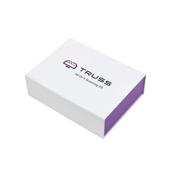 Flip Magnetic Lid Teeth Whitening Dental Kit Packaging Box  Side View