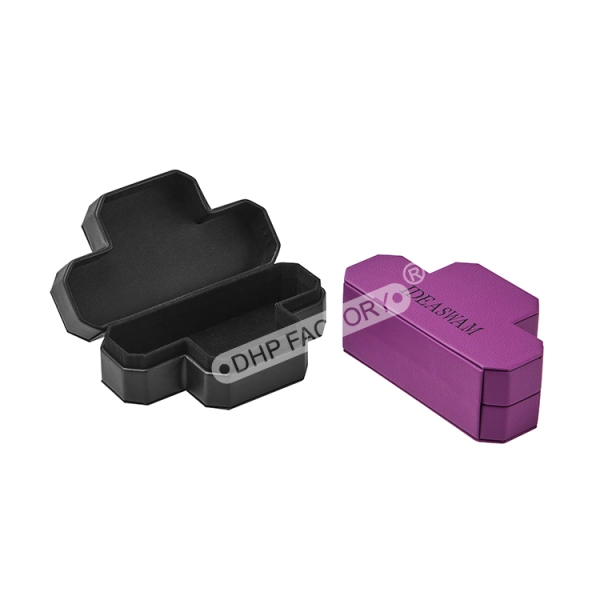 Custom Jewelry Packaging for PU Leather Side View