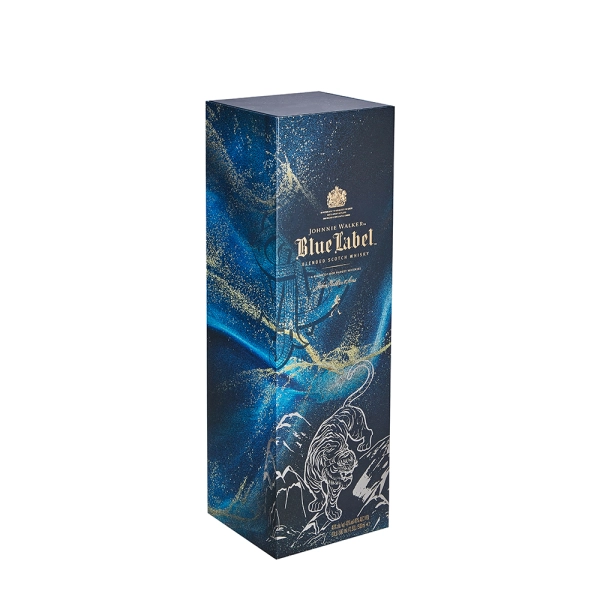 Luxury Liquor Wine Rigid Magnetic Closure Packaging Box Side View