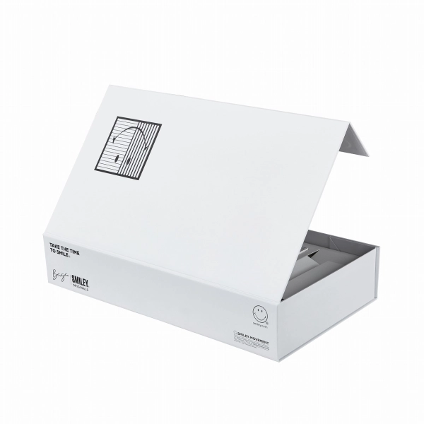 Custom Flip Top Chocolate Bean Packaging Boxes | DHP Factory Side View