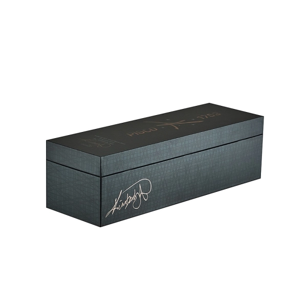 Custom Flip Top Wine Packaging Gift Boxes for Luxury Liquor Side View
