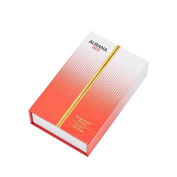 Custom Double-Door Perfume Sample Packaging Box with Foam Insert Side View