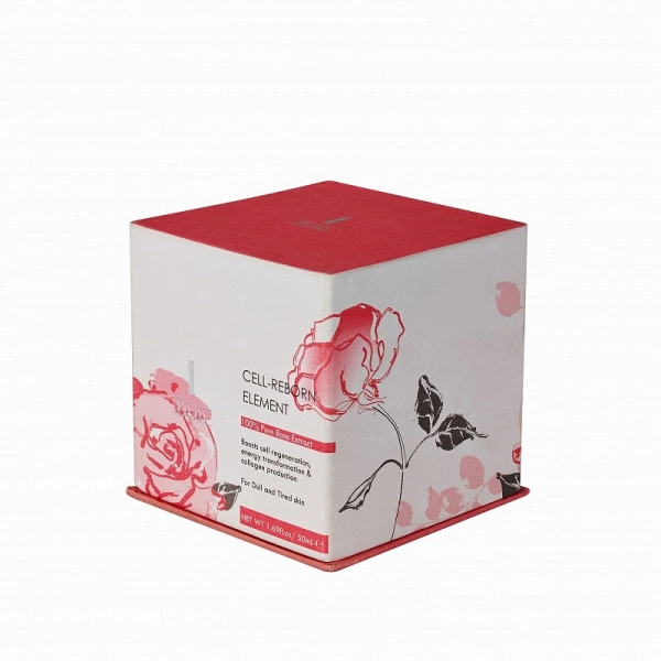 Custom Essential Oil Gift Box Packaging | Luxury Rigid Shoulder Box Side View