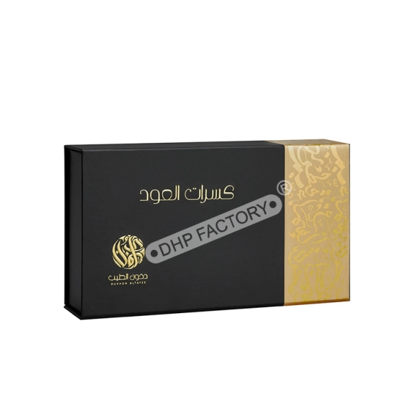 Candle Glass Jar Rigid Gift Packaging Box with Neck Side View