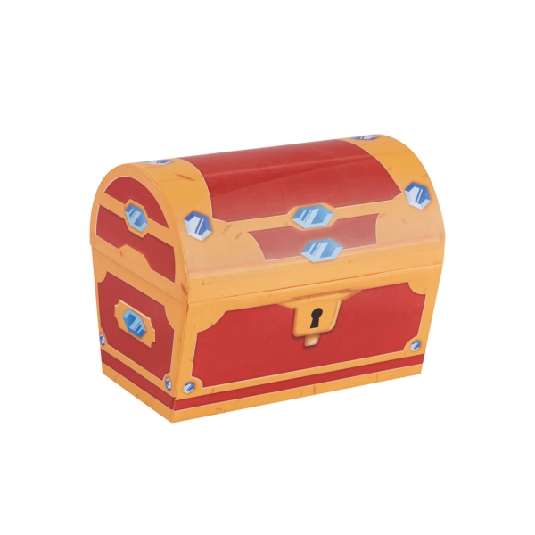 Custom Treasure Chest Gift Box for Pins, Jewelry & Collectibles Side View