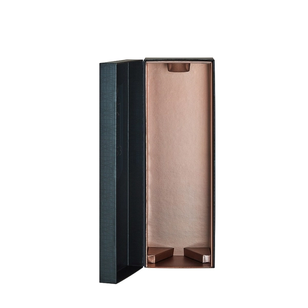 Custom Flip Top Wine Packaging Gift Boxes for Luxury Liquor Side View