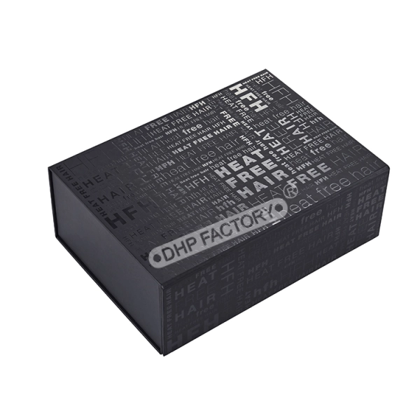 Magnetic Champagne Glass Gift Box with EVA Foam Side View