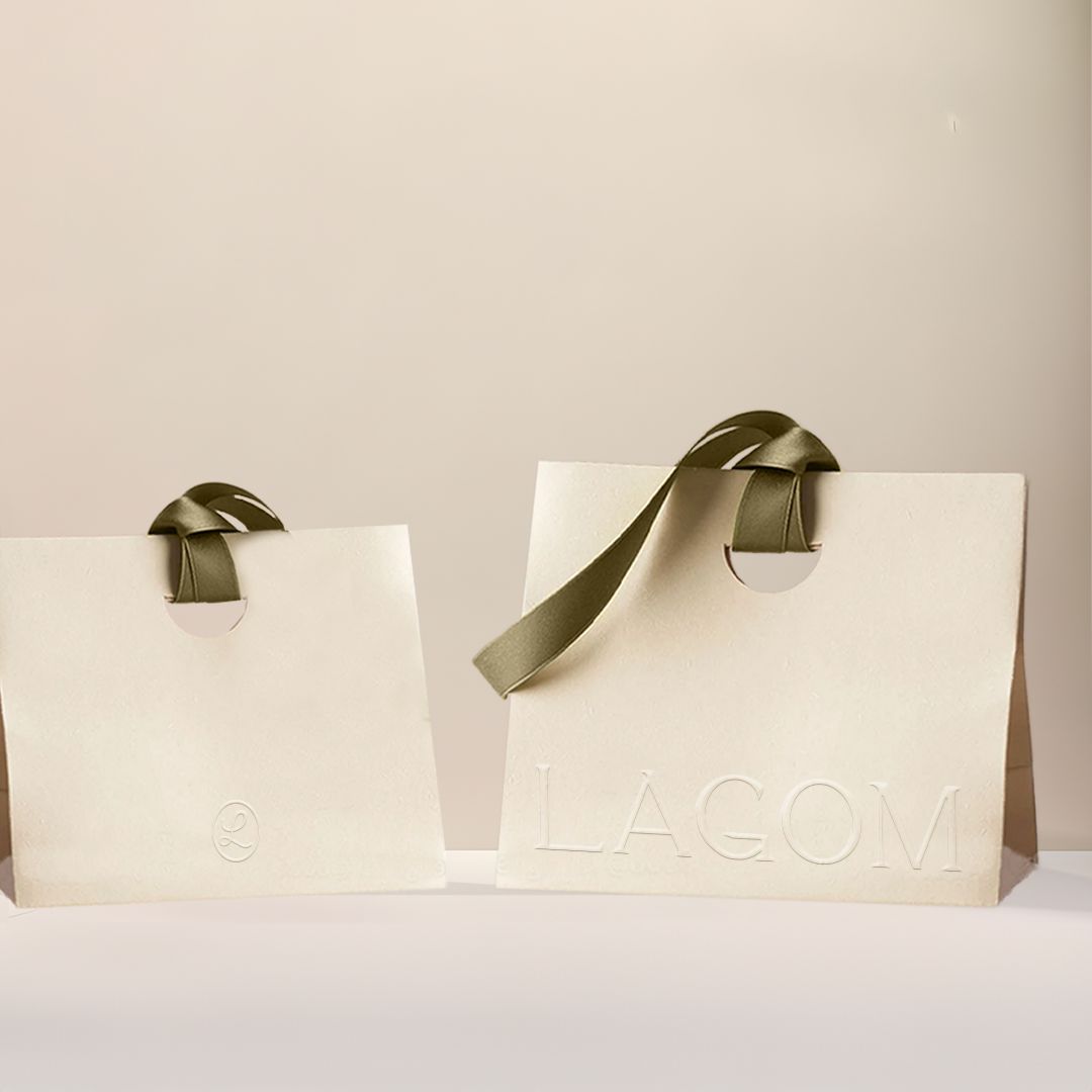 其中包括图片：Lagom Perfume Packaging _ Brand Identity _ Logo Design