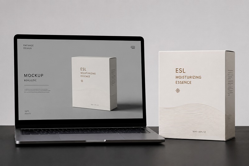 minimalist product design mockup