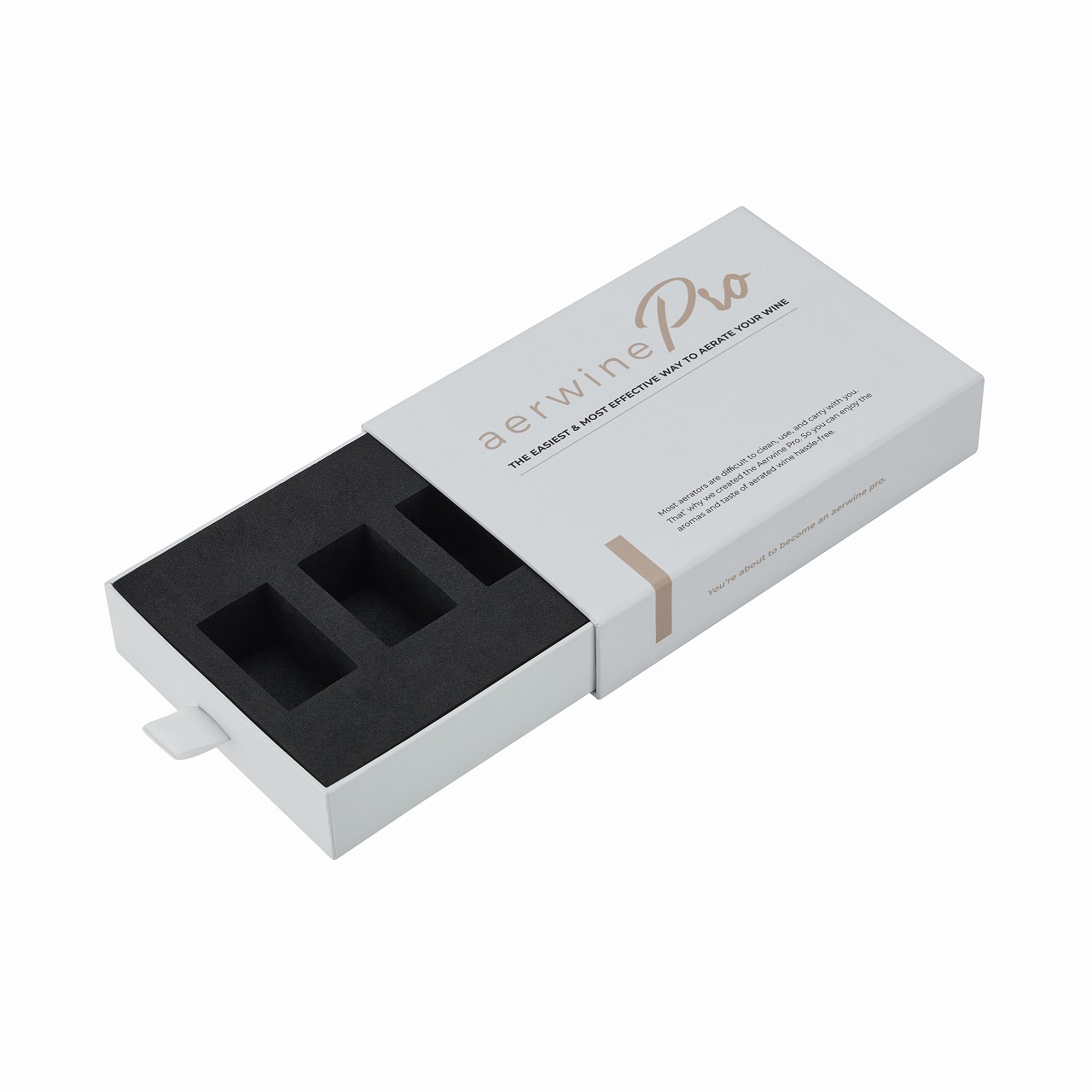 Custom drawer box with EVA foam insert for glass vials Custom drawer box with EVA foam insert for glass vials