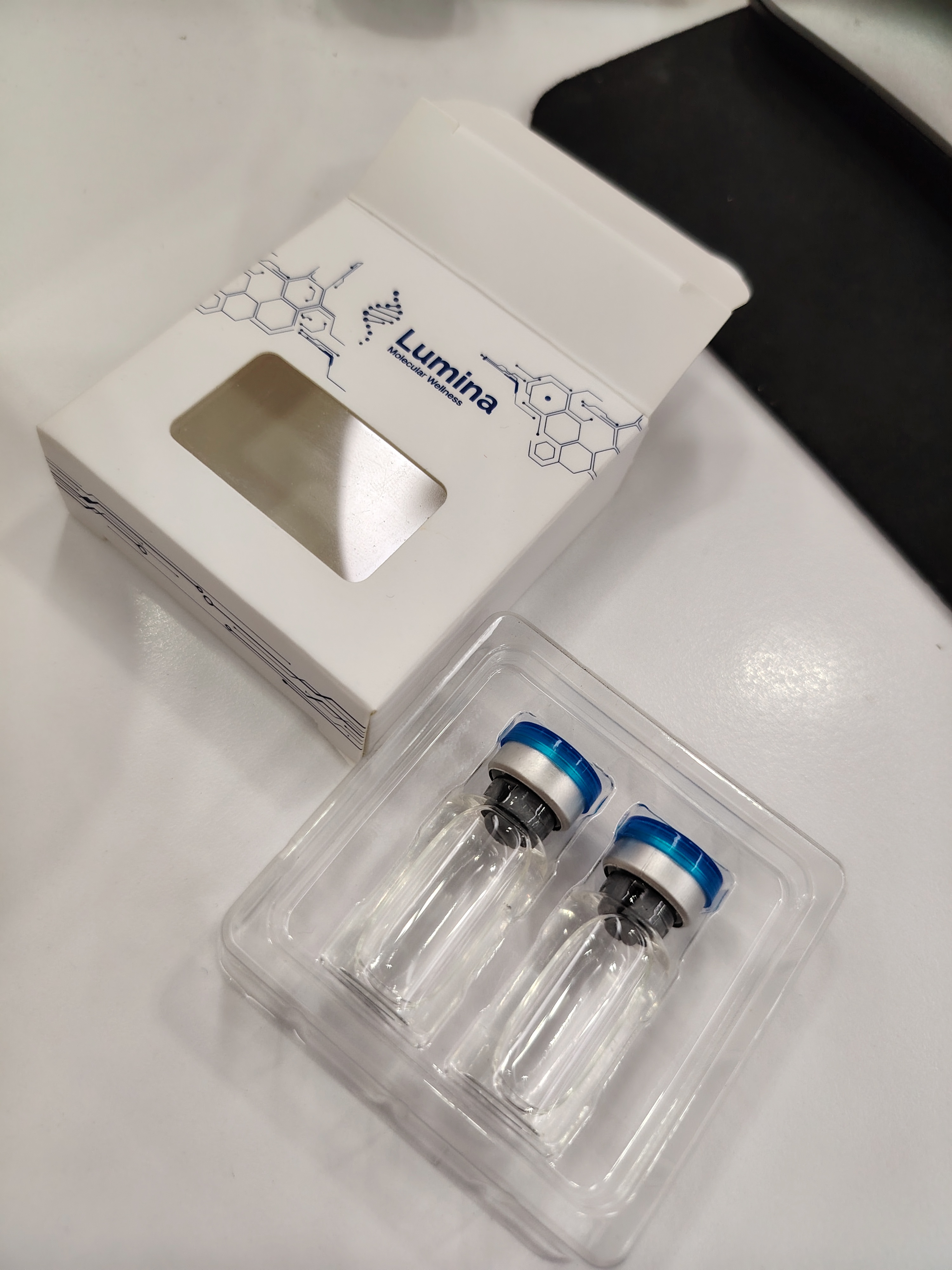 Existing 3 ml peptide vial blister mold and custom tray